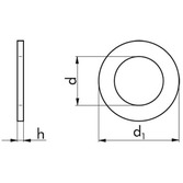 Scheibe ISO 7089 - 200HV - A4 - M10=10,5mm