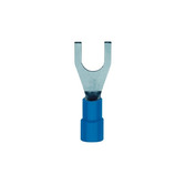 Gabelkabelschuh M5 blau für Kabelquerschnitt 1,5-2,5 mm² isoliert
