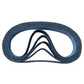 Vliesschleifband 35 x 650 mm Fein/blau