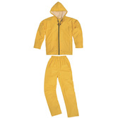 Oblečení do deště bunda + kalhoty žluté velikost M