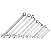 RECA comb.wrench set, angled 8-32 11-pcs