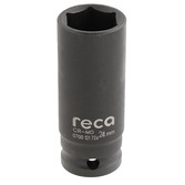 RECA Kraft-Steckschlüsseleinsatz 1/2" DIN 3129 Sechskant, lang 24 mm