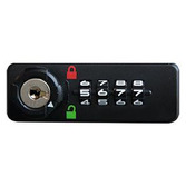 Combination Lock w/1 Key and Rubber Cap