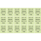 RECA Sortiment - DIN 933 - 8.8 - horganyzott - M4-M8 - 610-teilig