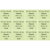 RECA szortiment - ISO 8752 - rugóacél - nyers - Ø2-6 - 1085-részes