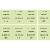 RECA RMU Multidübel-szortiment – 305 részes