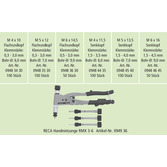 RECA Sortiment - Blindnieten A2/A2 mit Zange - 600-teilig kaufen