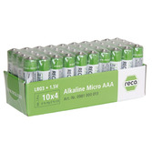 RECA Batterie Alkaline Typ AAA weiß grün 40 Stück