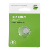 RECA Knopfzelle 3V CR 1620 (DL1220, BR1220)