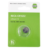 RECA Knopfzelle 3V CR 1632 (BR1632)