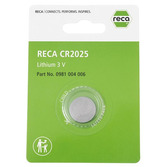 RECA gumb baterija, litij, 3V, CR2025 (DL2025/BR2025)