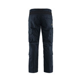 Industrie Arbeitshose Stretch mit Kniepolstertaschen Dunkel Marineblau/Schwarz C46