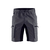 Service shorts with stretch panels Grey/Black C58