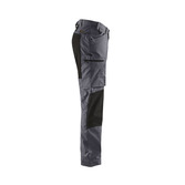 Service trousers with stretch panels Grey/Black C54