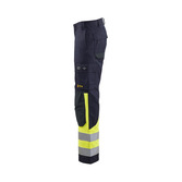 Multinorm Arbeitshose Inhärent Marineblau/ High Vis Gelb C46