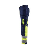 High Vis Arbeitshose Marineblau/Gelb C148