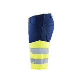 High Vis Shorts mit Stretch Marineblau/ High Vis Gelb C52