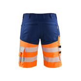 High Vis Shorts mit Stretch Marineblau/Orange C44