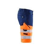 High Vis Shorts mit Stretch Marineblau/Orange C50