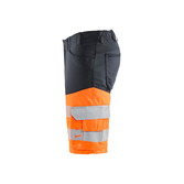 High Vis Shorts mit Stretch Mittelgrau/High Vis Orange C62