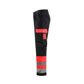 High Vis Arbeitshose High Vis Rot/Schwarz C46