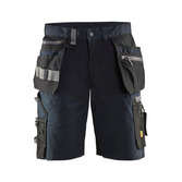 Handwerker Shorts mit Stretch Dunkel Marineblau/Schwarz C62