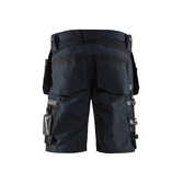 Handwerker Shorts mit Stretch Dunkel Marineblau/Schwarz C54