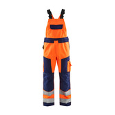 High Vis Latzhose High Vis Orange/Marineblau C46