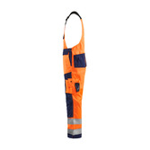 High Vis Latzhose High Vis Orange/Marineblau C46