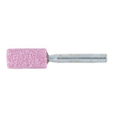 Zylinderschleifstift Durchmesser 5 x 10 mm Schaft 6 mm Edelkorund rosa Korn 60