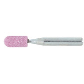 Walzenrundstift schleifstift Durchmesser 8 x 16 mm Schaft 6 mm Edelkorund rosa Korn 60