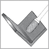 Frézovací kolíky tvrdokovové forma válcová kulatá křížové ozubení ØxD mm 10 x 20