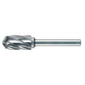 RECA Hartmetall-Frässtifte Kugelzylinderform, aluminium, Durchmesser x Länge 10 x 20 mm mit 6 mm Schaft