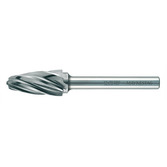 RECA Hartmetall-Frässtifte Rundbogenform, aluminium, Durchmesser x Länge 12 x 25 mm mit 6 mm Schaft