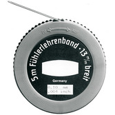 Präzisions-Fühlerlehrenband, Inhalt 5 m, Stärke 0,10 mm