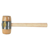 Holzhammer, mit Metallmantel, Gewicht 370 g