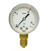 AGA Arbeitsmanometer für Sauerstoff 16 bar