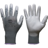 RECA montážní rukavice polyamidové šedé vel.8