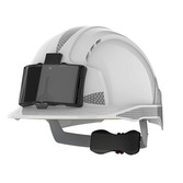 Ochranná helma JSP EVOlite® bílá, s držákem ID karty a reflexními pásky