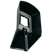 Ruční ochranné štíty pro svářeče z černošedého plastu vel. skla 90 x 110 mm