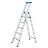 Stabilo Stufen-Stehleiter,Sprossen 5,Höhe 1,95m,Arbeitshöhe 3,20m,Gewicht 7,3kg