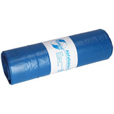 Pytle na odpadky stahovací LDPE 120 l modré