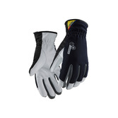 Work glove leather, winter lined WR Dark navy/White 10