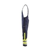 Multinorm Latzhose Inhärent Marineblau/ High Vis Gelb C64