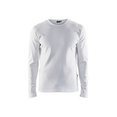 Langarm T-Shirt Weiß XL
