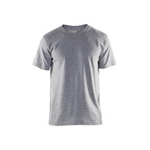 T-Shirt 5er-Pack Grau Melange S