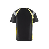 T-Shirt Schwarz/Gelb XL