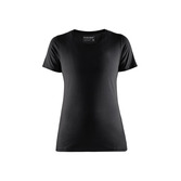 Damen T-Shirt Schwarz XXL