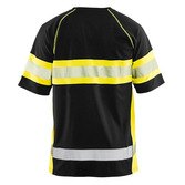 UV T-Shirt High Vis Schwarz/Gelb 5XL