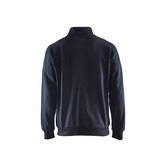 Sweatshirt mit Reißverschluss Dunkel Marineblau M